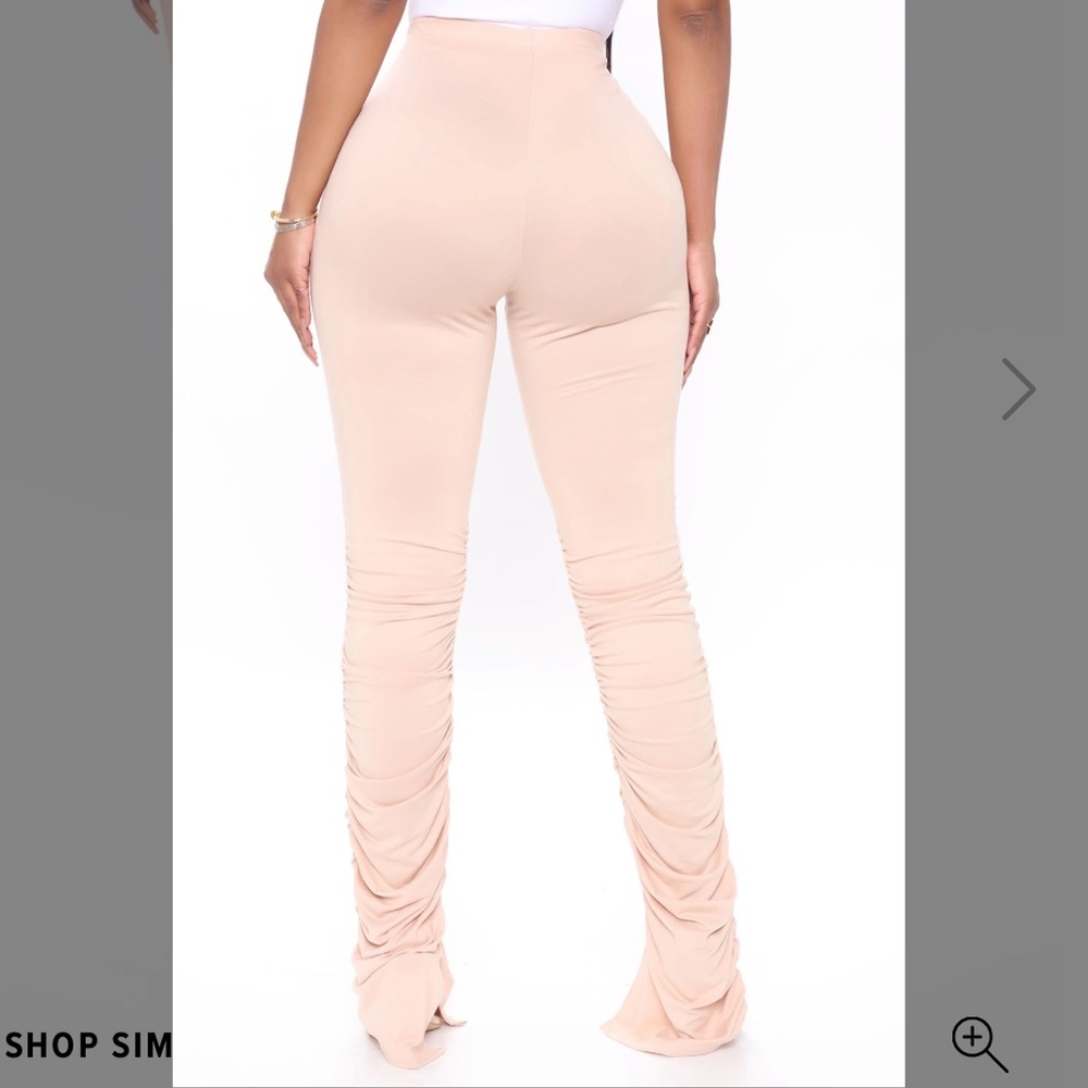 Stacked Honey High Rise Pant - Taupe - Picture 3 of 6